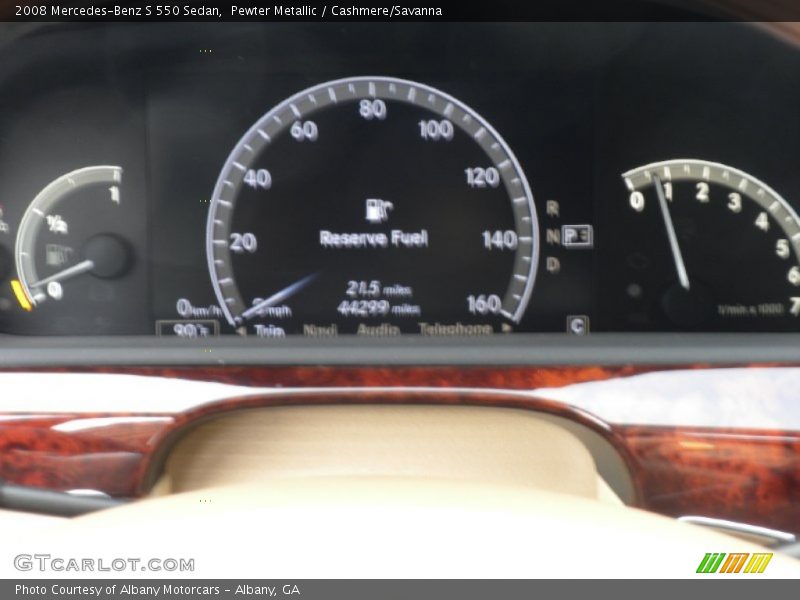 Pewter Metallic / Cashmere/Savanna 2008 Mercedes-Benz S 550 Sedan