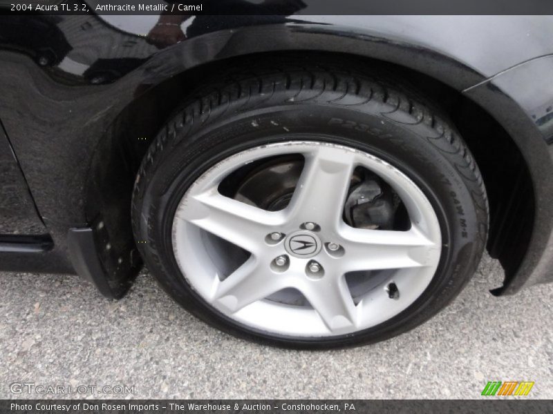 Anthracite Metallic / Camel 2004 Acura TL 3.2