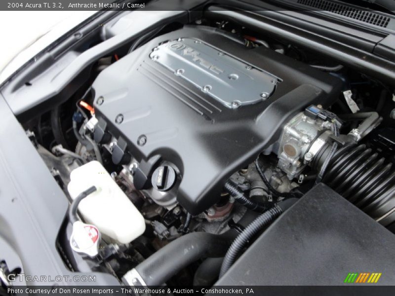 Anthracite Metallic / Camel 2004 Acura TL 3.2
