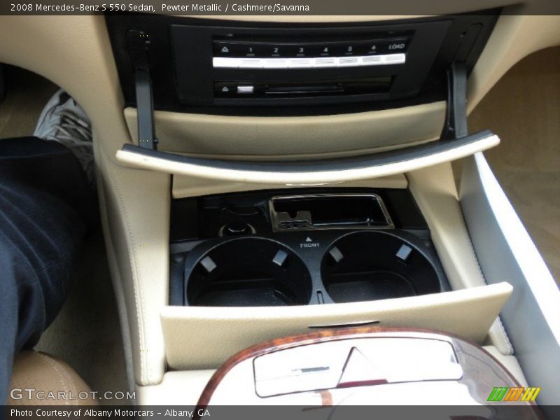 Pewter Metallic / Cashmere/Savanna 2008 Mercedes-Benz S 550 Sedan