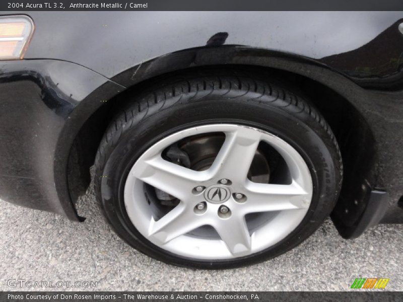 Anthracite Metallic / Camel 2004 Acura TL 3.2