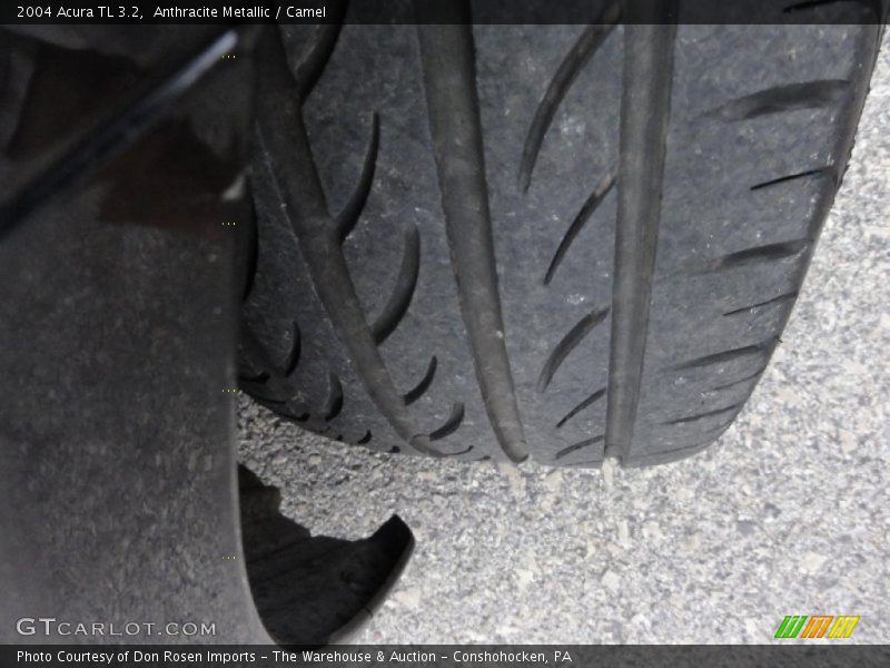 Anthracite Metallic / Camel 2004 Acura TL 3.2