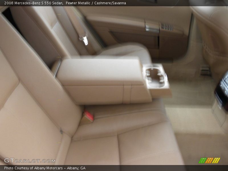 Pewter Metallic / Cashmere/Savanna 2008 Mercedes-Benz S 550 Sedan