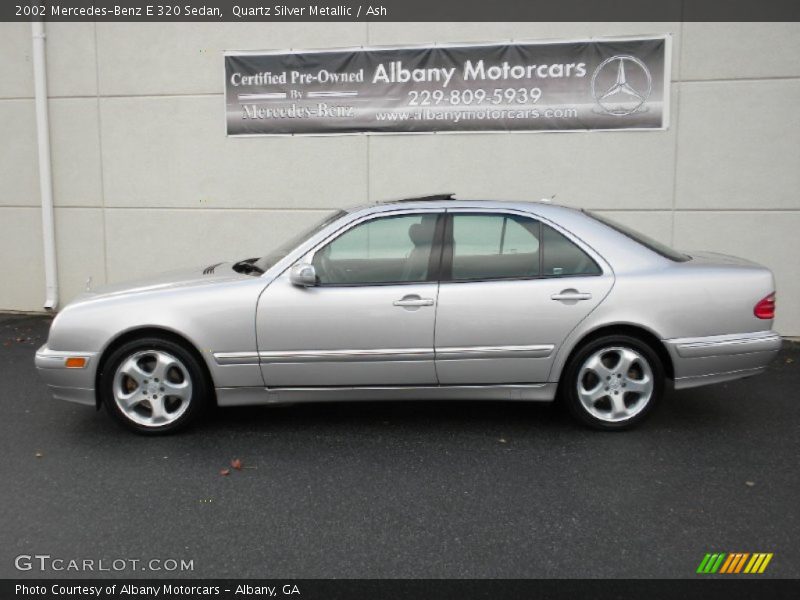 Quartz Silver Metallic / Ash 2002 Mercedes-Benz E 320 Sedan