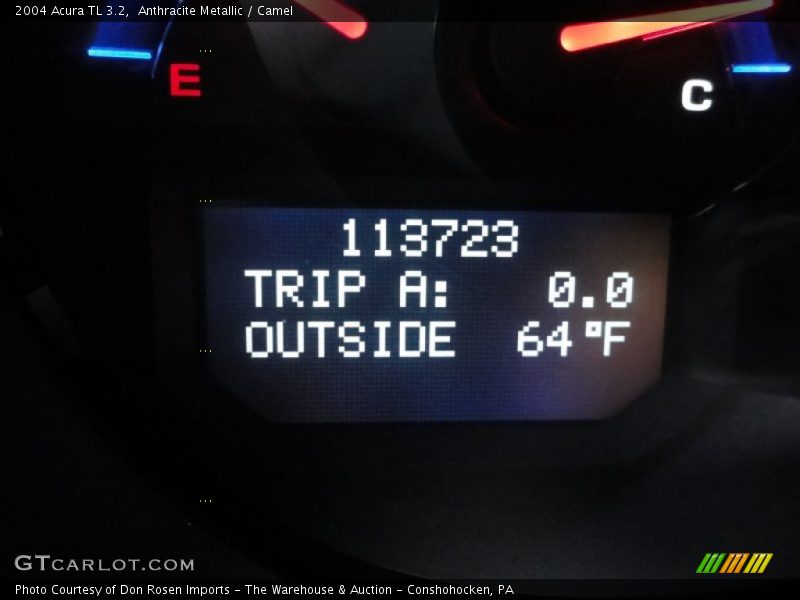 Anthracite Metallic / Camel 2004 Acura TL 3.2