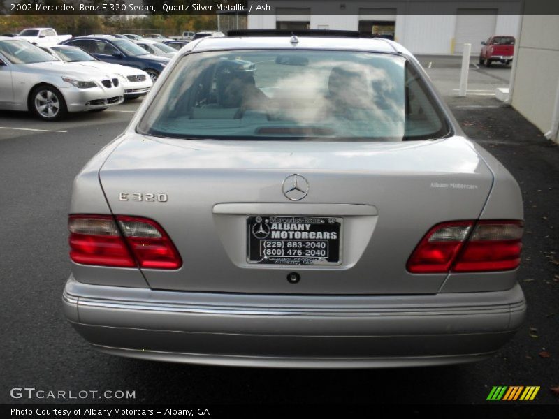 Quartz Silver Metallic / Ash 2002 Mercedes-Benz E 320 Sedan