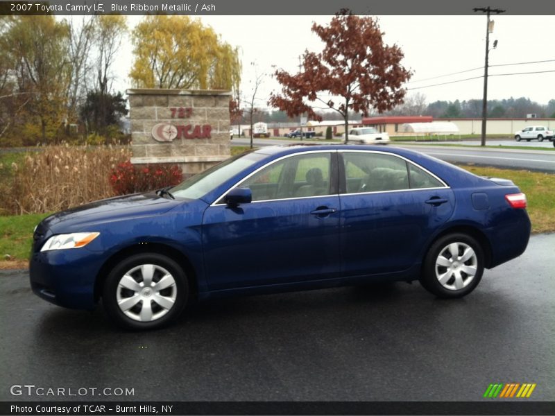Blue Ribbon Metallic / Ash 2007 Toyota Camry LE