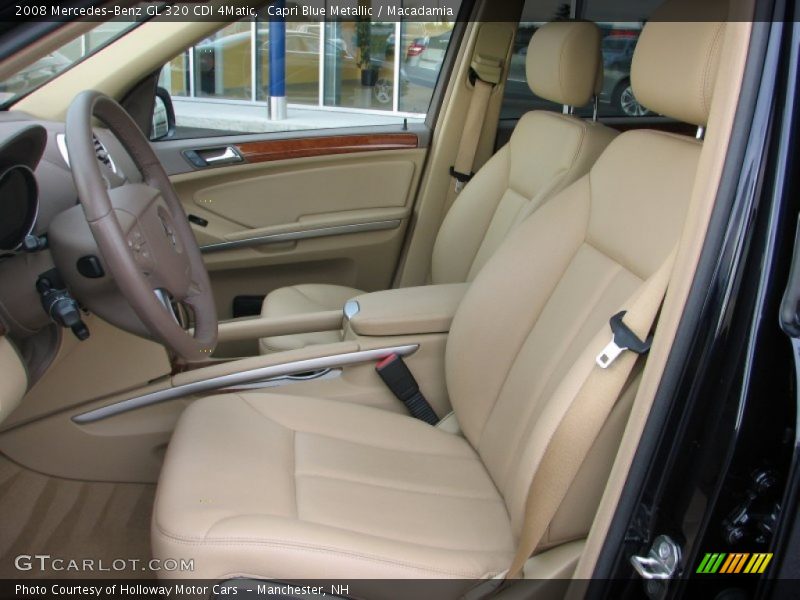 Capri Blue Metallic / Macadamia 2008 Mercedes-Benz GL 320 CDI 4Matic