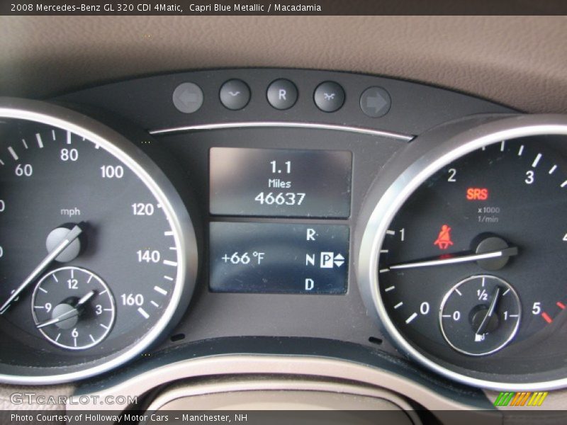 Capri Blue Metallic / Macadamia 2008 Mercedes-Benz GL 320 CDI 4Matic