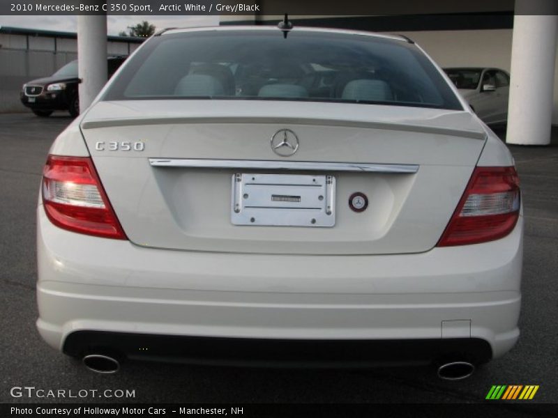 Arctic White / Grey/Black 2010 Mercedes-Benz C 350 Sport