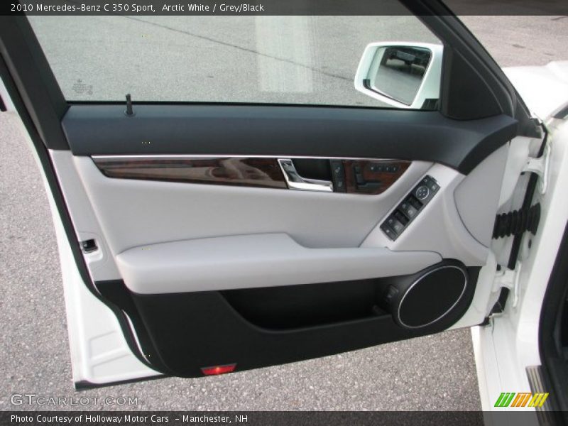 Arctic White / Grey/Black 2010 Mercedes-Benz C 350 Sport