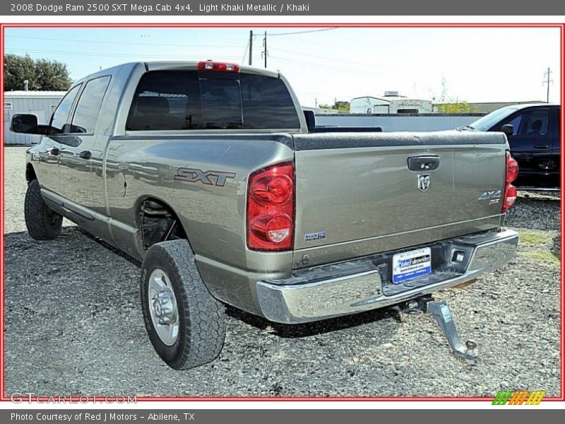 Light Khaki Metallic / Khaki 2008 Dodge Ram 2500 SXT Mega Cab 4x4