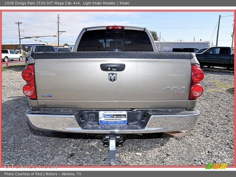 Light Khaki Metallic / Khaki 2008 Dodge Ram 2500 SXT Mega Cab 4x4