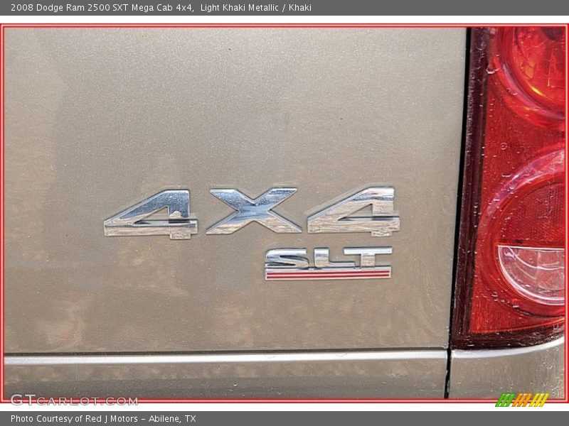 Light Khaki Metallic / Khaki 2008 Dodge Ram 2500 SXT Mega Cab 4x4