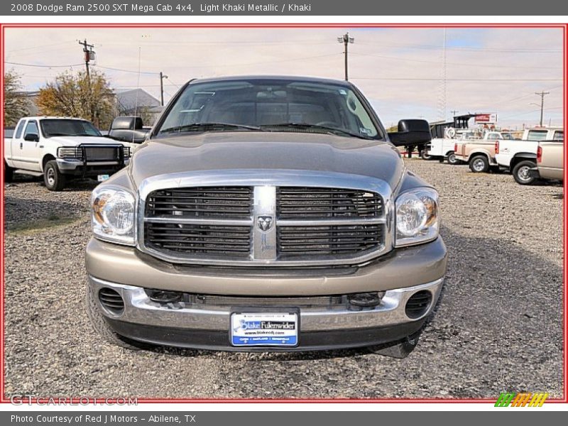 Light Khaki Metallic / Khaki 2008 Dodge Ram 2500 SXT Mega Cab 4x4