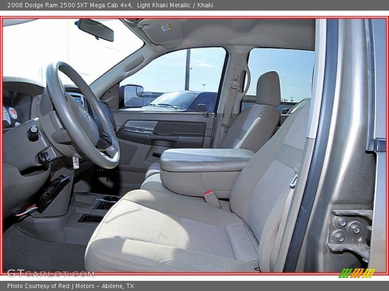 Light Khaki Metallic / Khaki 2008 Dodge Ram 2500 SXT Mega Cab 4x4