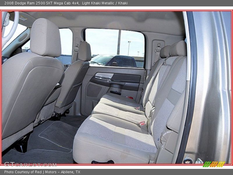 Light Khaki Metallic / Khaki 2008 Dodge Ram 2500 SXT Mega Cab 4x4