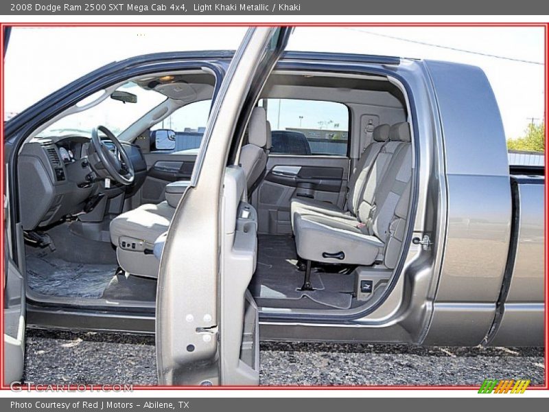 Light Khaki Metallic / Khaki 2008 Dodge Ram 2500 SXT Mega Cab 4x4