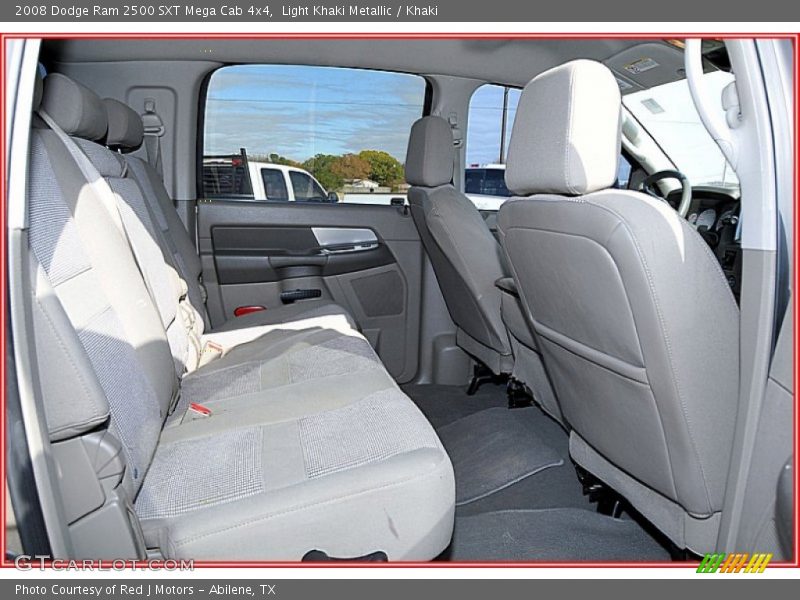 Light Khaki Metallic / Khaki 2008 Dodge Ram 2500 SXT Mega Cab 4x4