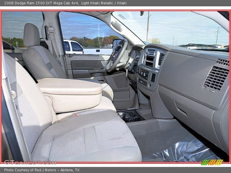 Light Khaki Metallic / Khaki 2008 Dodge Ram 2500 SXT Mega Cab 4x4