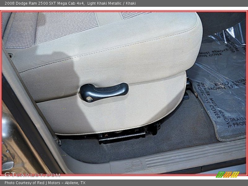 Light Khaki Metallic / Khaki 2008 Dodge Ram 2500 SXT Mega Cab 4x4