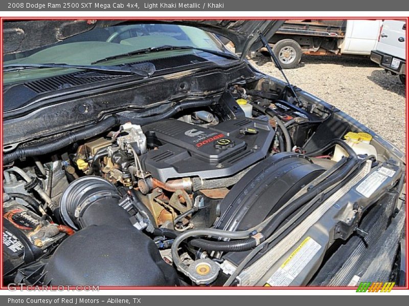 Light Khaki Metallic / Khaki 2008 Dodge Ram 2500 SXT Mega Cab 4x4