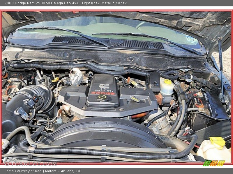 Light Khaki Metallic / Khaki 2008 Dodge Ram 2500 SXT Mega Cab 4x4