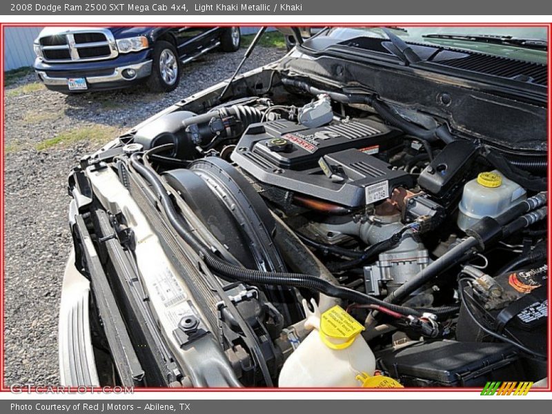 Light Khaki Metallic / Khaki 2008 Dodge Ram 2500 SXT Mega Cab 4x4