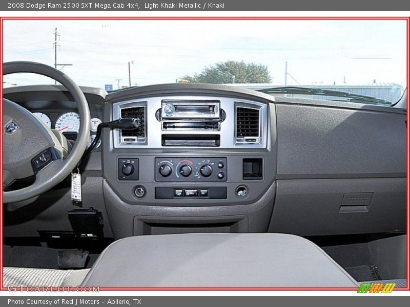 Light Khaki Metallic / Khaki 2008 Dodge Ram 2500 SXT Mega Cab 4x4