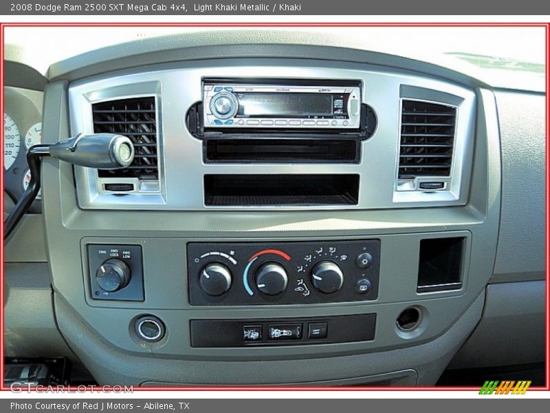 Light Khaki Metallic / Khaki 2008 Dodge Ram 2500 SXT Mega Cab 4x4