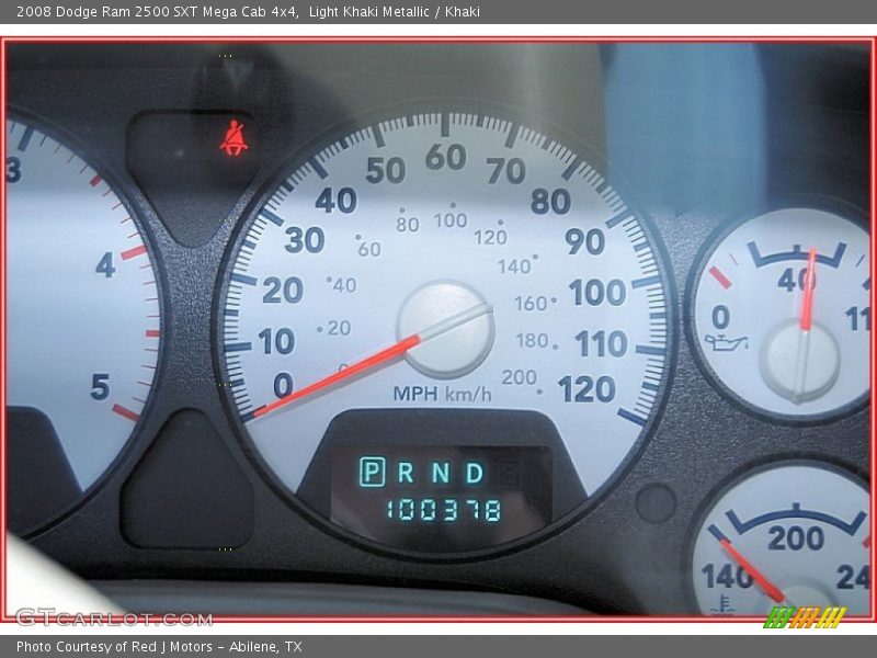 Light Khaki Metallic / Khaki 2008 Dodge Ram 2500 SXT Mega Cab 4x4