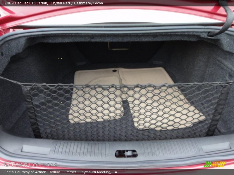 Crystal Red / Cashmere/Cocoa 2009 Cadillac CTS Sedan