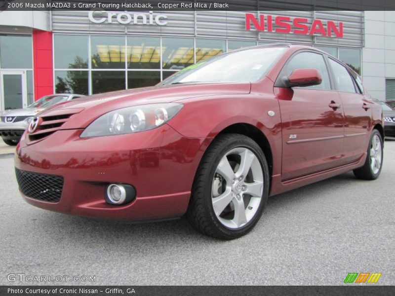 Copper Red Mica / Black 2006 Mazda MAZDA3 s Grand Touring Hatchback