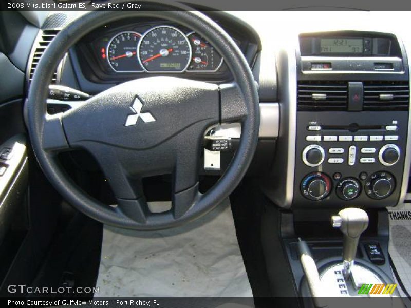 Rave Red / Gray 2008 Mitsubishi Galant ES
