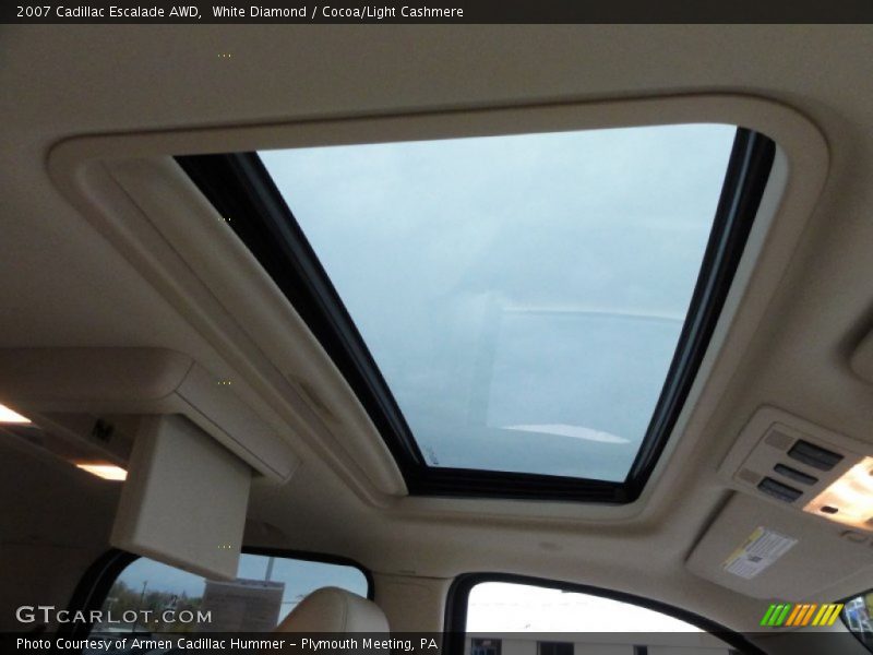 White Diamond / Cocoa/Light Cashmere 2007 Cadillac Escalade AWD