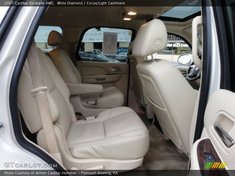 White Diamond / Cocoa/Light Cashmere 2007 Cadillac Escalade AWD