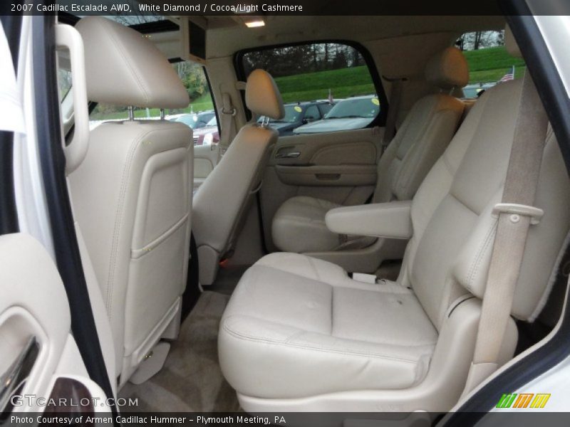 White Diamond / Cocoa/Light Cashmere 2007 Cadillac Escalade AWD
