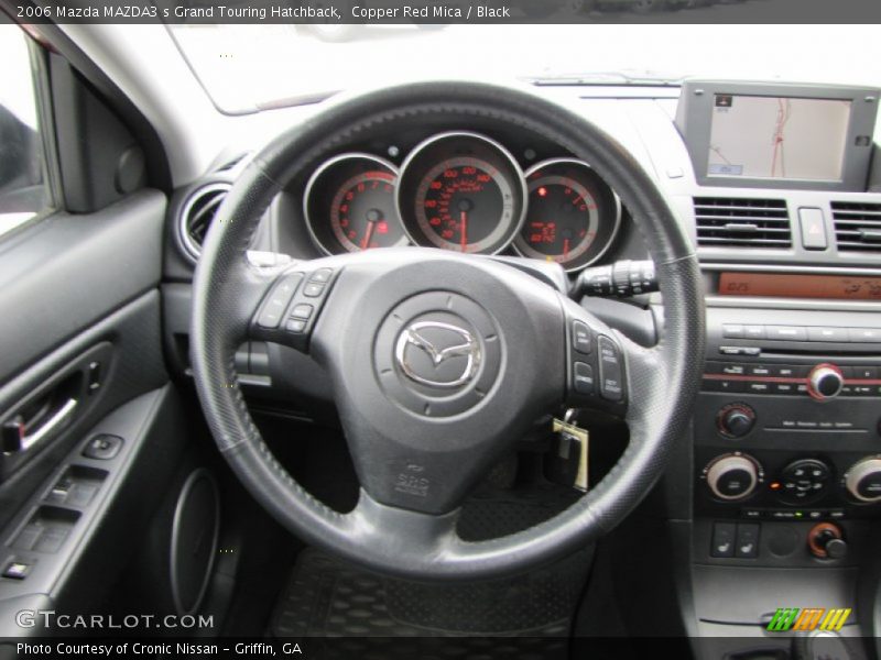 Copper Red Mica / Black 2006 Mazda MAZDA3 s Grand Touring Hatchback
