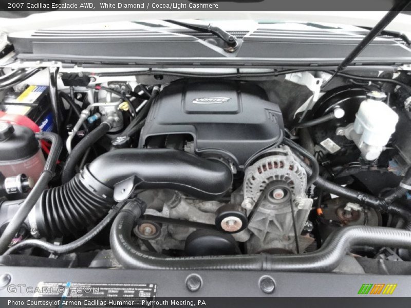 White Diamond / Cocoa/Light Cashmere 2007 Cadillac Escalade AWD