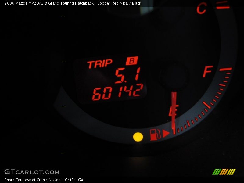 Copper Red Mica / Black 2006 Mazda MAZDA3 s Grand Touring Hatchback