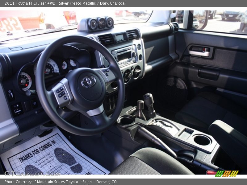 Silver Fresco Metallic / Dark Charcoal 2011 Toyota FJ Cruiser 4WD