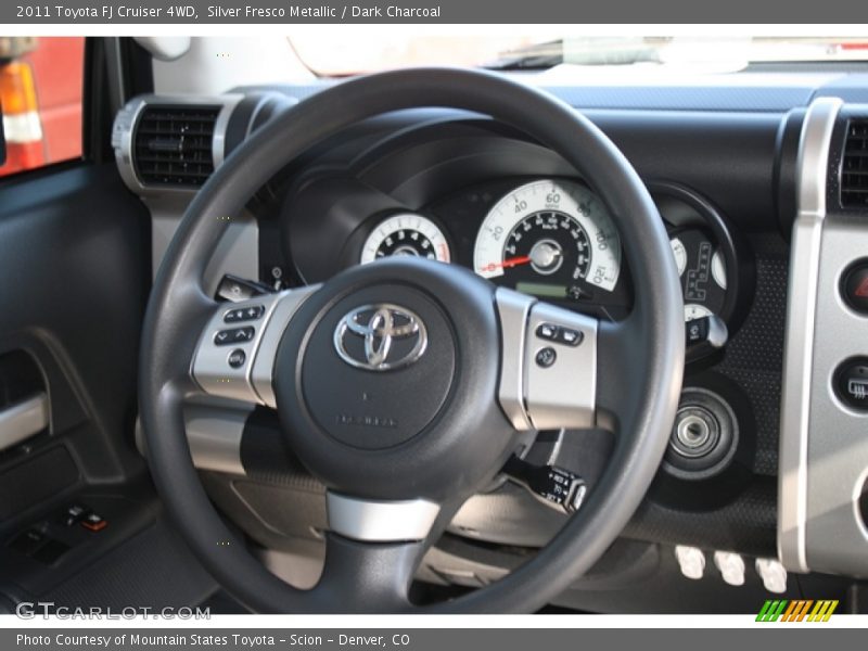Silver Fresco Metallic / Dark Charcoal 2011 Toyota FJ Cruiser 4WD