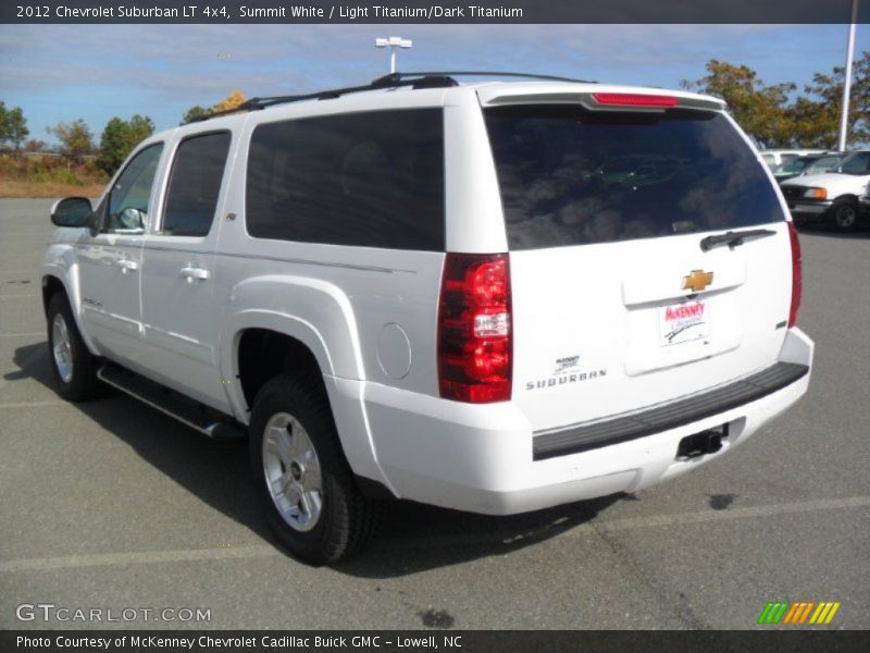 Summit White / Light Titanium/Dark Titanium 2012 Chevrolet Suburban LT 4x4