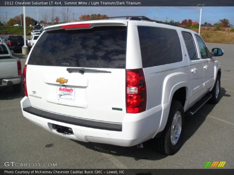 Summit White / Light Titanium/Dark Titanium 2012 Chevrolet Suburban LT 4x4