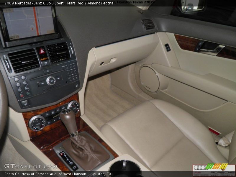 Mars Red / Almond/Mocha 2009 Mercedes-Benz C 350 Sport