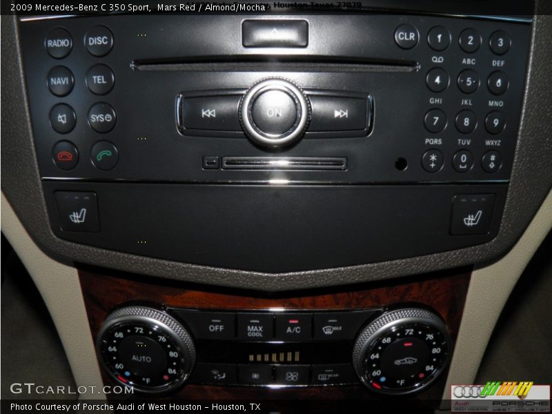 Mars Red / Almond/Mocha 2009 Mercedes-Benz C 350 Sport