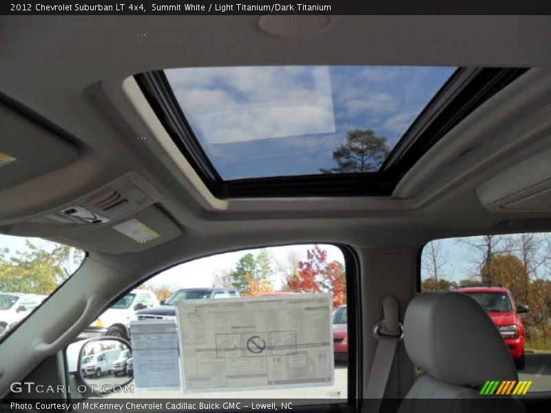 Summit White / Light Titanium/Dark Titanium 2012 Chevrolet Suburban LT 4x4