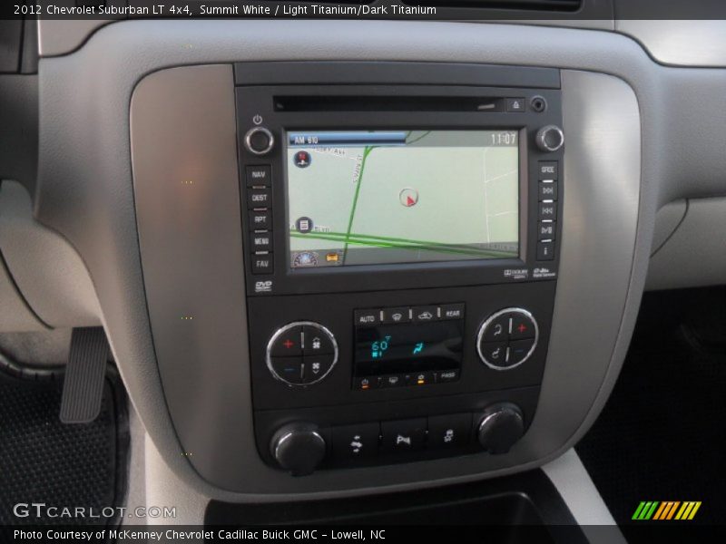 Summit White / Light Titanium/Dark Titanium 2012 Chevrolet Suburban LT 4x4