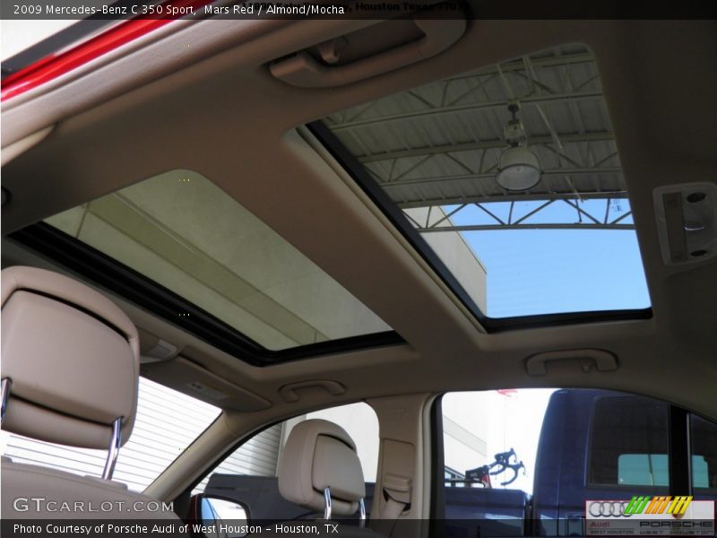 Mars Red / Almond/Mocha 2009 Mercedes-Benz C 350 Sport