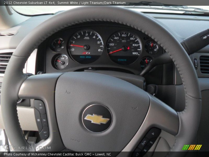Summit White / Light Titanium/Dark Titanium 2012 Chevrolet Suburban LT 4x4